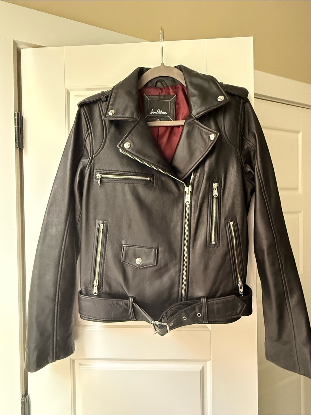 Sam Edelman Butter Soft Lamb Leather Moto Jacket NWOT